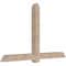 Ekena Millwork Eugene Smooth Timber Gable Bracket, Douglas Fir, 84"W x 53"H x 5 1/2"D x 5 1/2"F, 15/12 Pitch GBW084X53X0606EUG00SDF - alternate 5